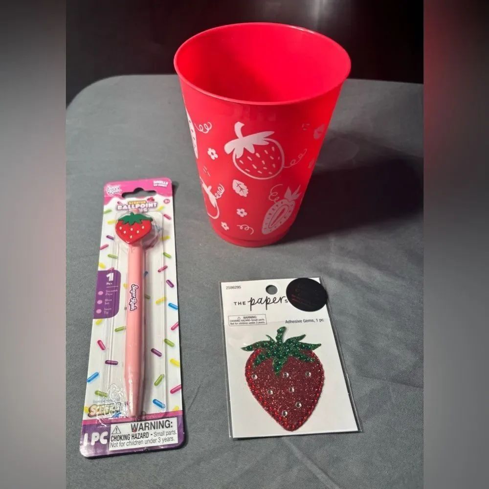 3 pc New Strawberry Bundle NWT